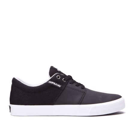 Supra Stacks II Vulc Svart Joggesko Herre [NO-4-U954]